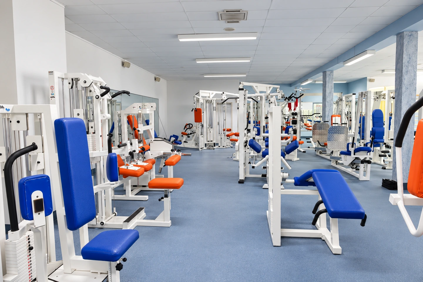Geräte- und Fitnessfläche bei Campus Gesundheit Erlangen
