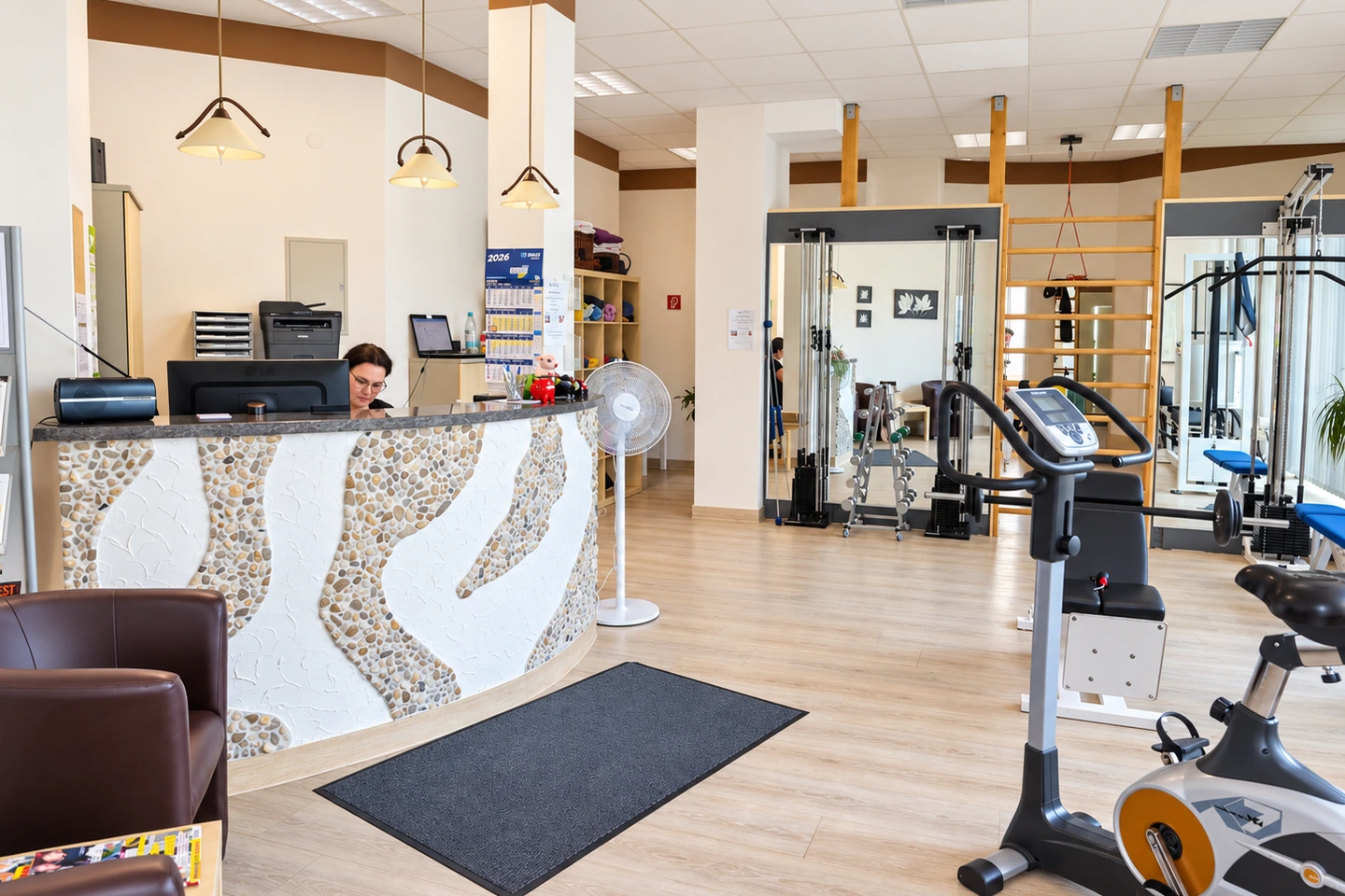 Empfang und Trainingsbereich von Campus Gesundheit Laufamholz