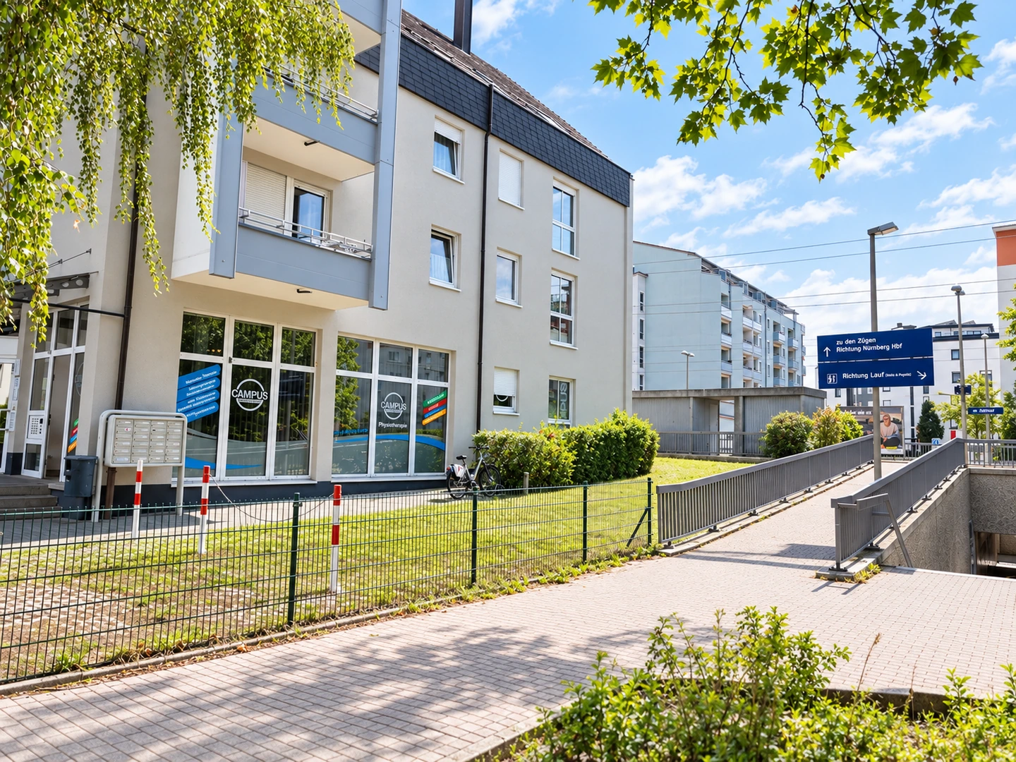 Außenansicht von Campus Gesundheit Laufamholz